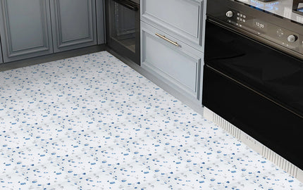 Kitchen & Bathroom Makeover: Can You Really Use Peel-and-Stick Flooring in Wet Areas?