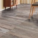 Stain-Resistant and Waterproof Brown Colour-Block Sticky PVC Plank Flooring suit for UK Flooring Decor- Darphe
