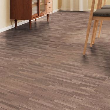 UK Home Brown Oak Splicing Wood Slip Resistance  Vinyl Plank Flooring - Darphe