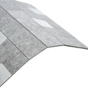 Square Gray Silver Peel and Stick Mosaic Wall Tiles Backsplash Tile