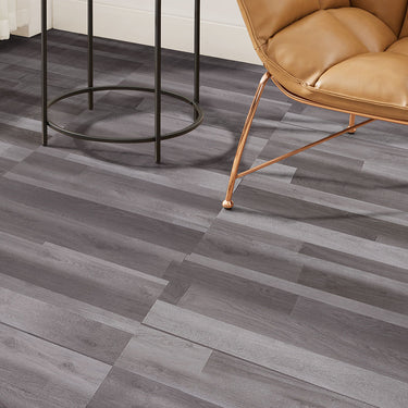 Dark Grey Splicing Self Adhesive Vinyl Plank Flooring Indoor Home Installation - Darphe