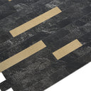 Thin Stripe Black Gold Peel and Stick Backsplash Tile  - Darphe