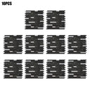 Black Silver Thin Stripe Self Adhesive Mosaic Wall Tiles - Darphe