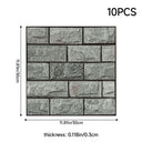Grey self adhesive 3D Kitchen Wall Tile Stickers - Darphe