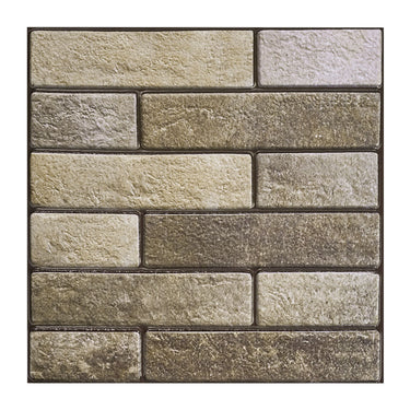Brown self adhesive 3D Tile Stickers  - Darphe