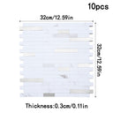Silver Thin Stripe Self Adhesive Mosaic Wall Tiles - Darphe