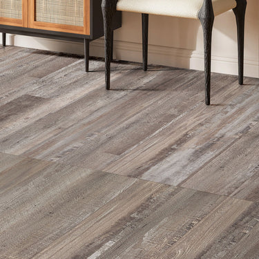 Brown Colour-Block Peel and Stick Vinyl Plank Flooring Living Room, Kitchen- Darphe