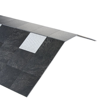 Square Black Silver Peel and Stick Mosaic Wall Tiles Darphe
