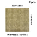 Self Adhesive Mosaic Tile Aluminum Plastic Wall Tile in Antique Bronze