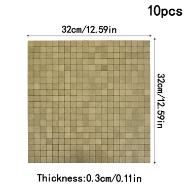 Self Adhesive Mosaic Tile Aluminum Plastic Wall Tile in Antique Bronze