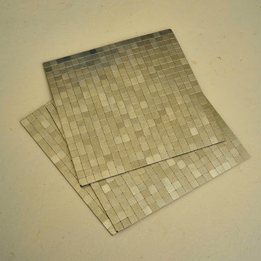 Self Adhesive Mosaic Tile Aluminum Plastic Wall Tile in Antique Bronze