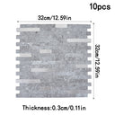 White Self Adhesive Mosaic Wall Tiles - Darphe