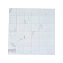 Square White Peel and Stick Mosaic Wall Tiles Backsplash Tile