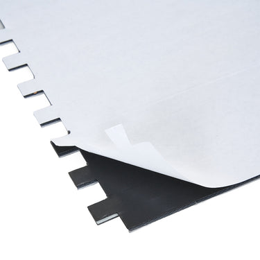 Thin Stripe Gray Silver Peel and Stick Backsplash Tile