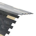 Black Gold Peel and Stick Backsplash Tile