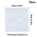 White Self Adhesive Mosaic Wall Tiles Peel and Stick Backsplash Tile