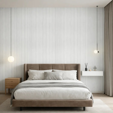 Plain_Grey_Silk_Lines_Non-Woven_Wallpaper-CT0323 - Darphe