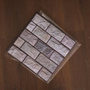 Grey self adhesive 3D Kitchen Wall Tile Stickers - Darphe