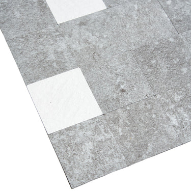 Square Gray Silver Peel and Stick Mosaic Wall Tiles Backsplash Tile