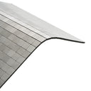 Grey Self Adhesive Mosaic Tile Aluminum Plastic Wall Tile