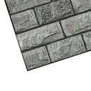 Grey self adhesive 3D Wall Tile Stickers - Darphe