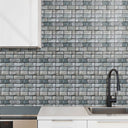 Grey Peel and Stick 3D Kitchen Wall Tile Stickers - Darphe