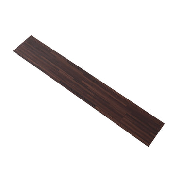 91.5cm Wx 15.2cm D Coffee Splicing Wood Peel and Stick PVC Floor Plank  - Darphe