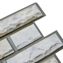 10 Pieces Beige & Light Grey self adhesive 3D Wall Tile Stickers - Darphe