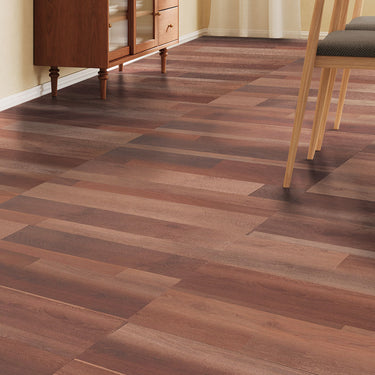 Oak Splicing Wood  Easy to Clean PVC Floor Planks Bathroom Kitchen- Darphe