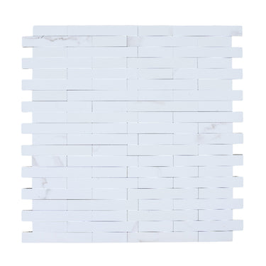White Self Adhesive Mosaic Wall Tiles - Darphe