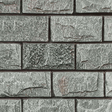 Grey self adhesive 3D Wall Tile Stickers - Darphe