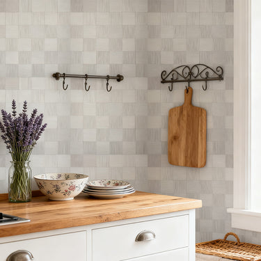 stick & peel Mosaic Tile Wall Tile in Grey