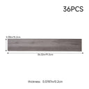 36 Pcs (5m²）Dark Grey Splicing Wood Grain PVC Floor Planks - Darphe