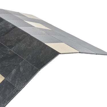 Square Black Gold Peel and Stick Mosaic Wall Tiles kitchen tile - Darphe