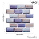 Purple self adhesive 3D Wall Tile Stickers - Darphe